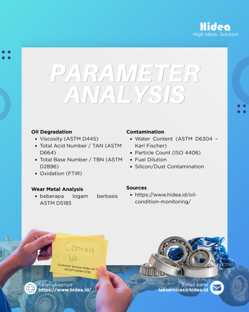 Oil Condition Monitoring: Metode, Interpretasi, dan Aplikasi Industri 2 ig Hidea 13
